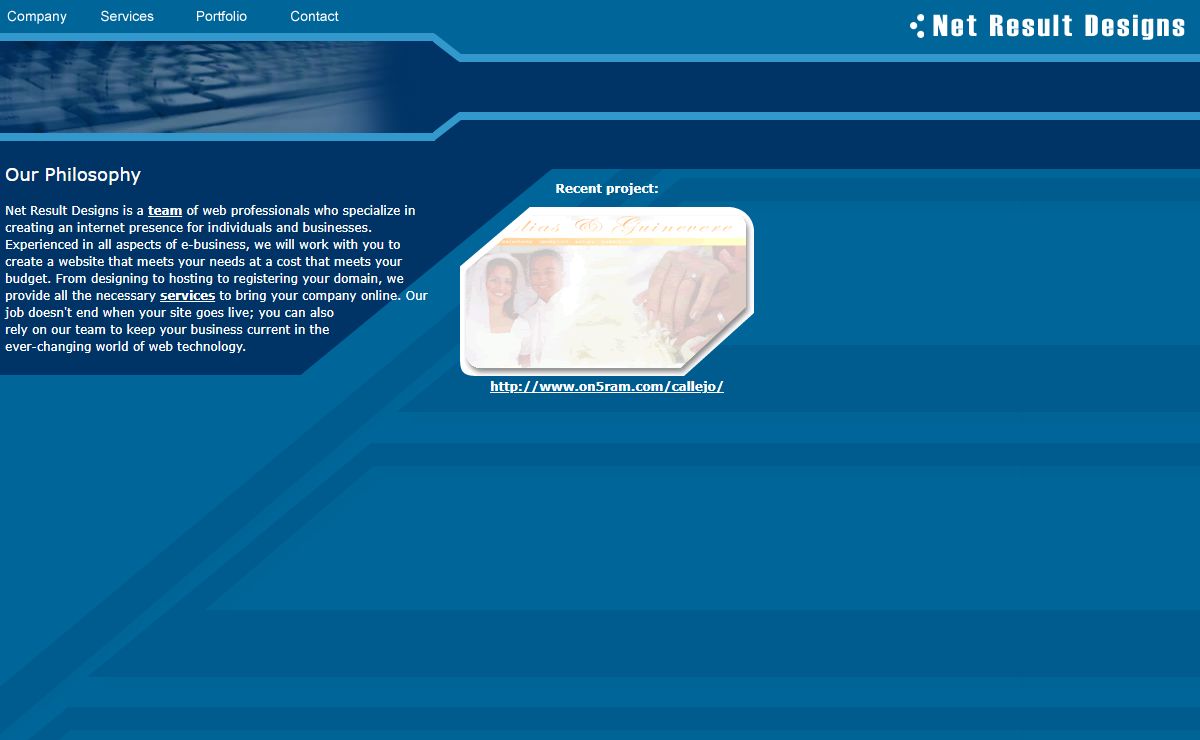 Net Result Designs - Affordable Web Design, Multimedia, and Programming