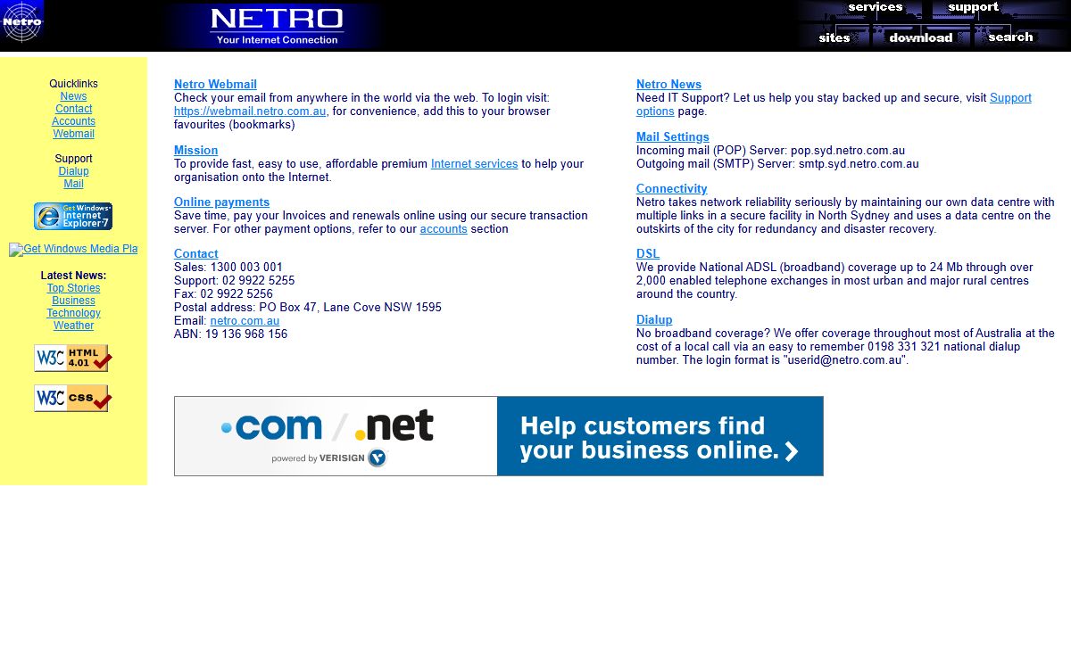 Netro: Your Internet Connection