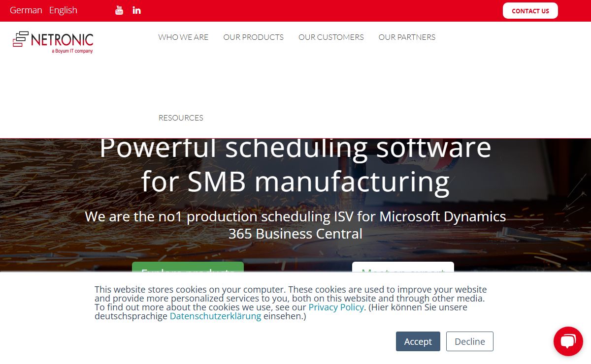 Production Scheduling for SMB Manufacturing | NETRONIC Software