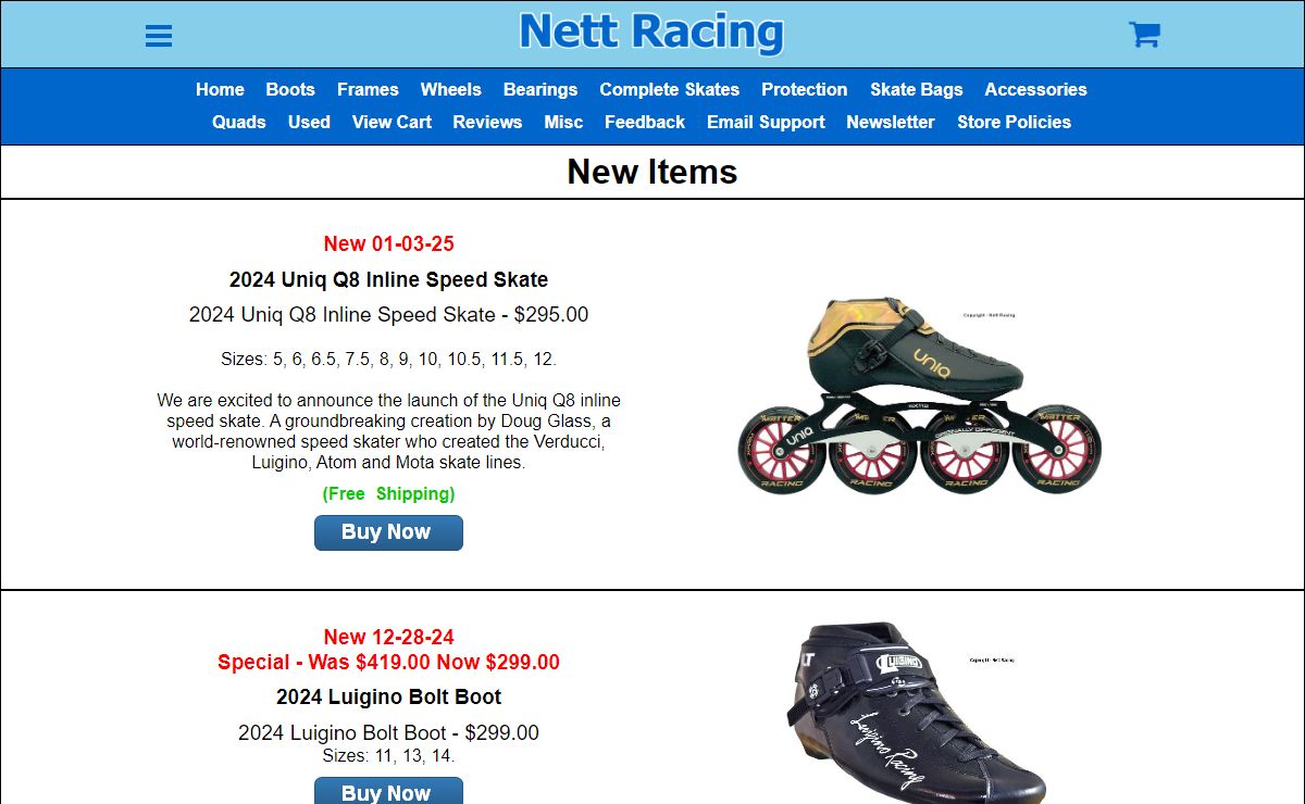 Inline Speed Skates