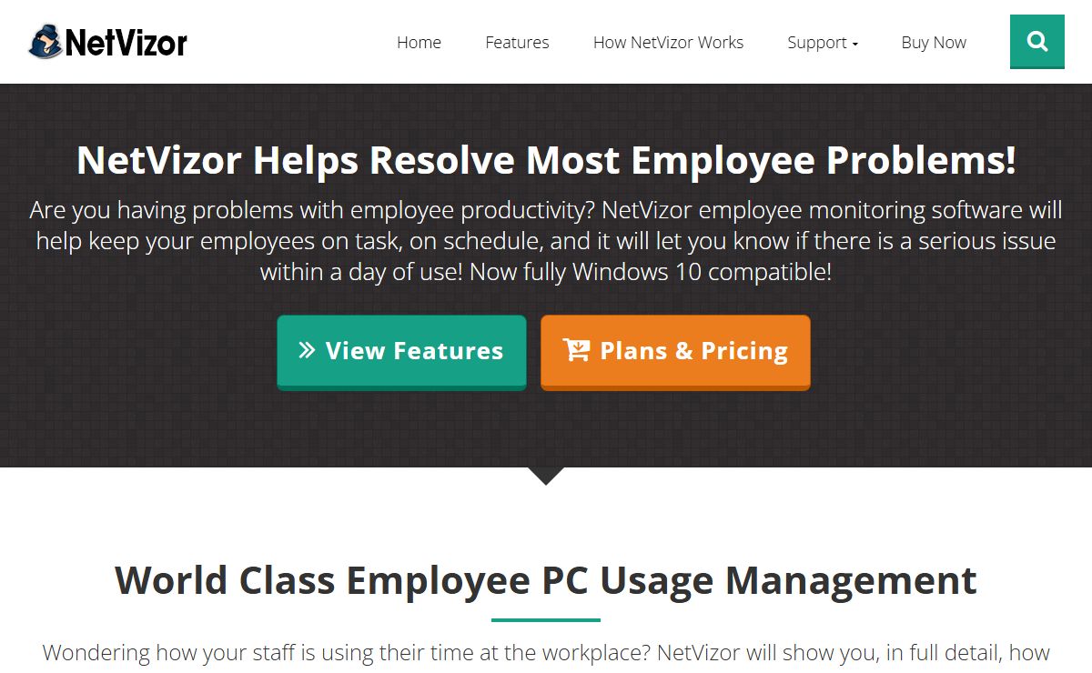 NetVizor Centralized Computer Employee Monitoring Software