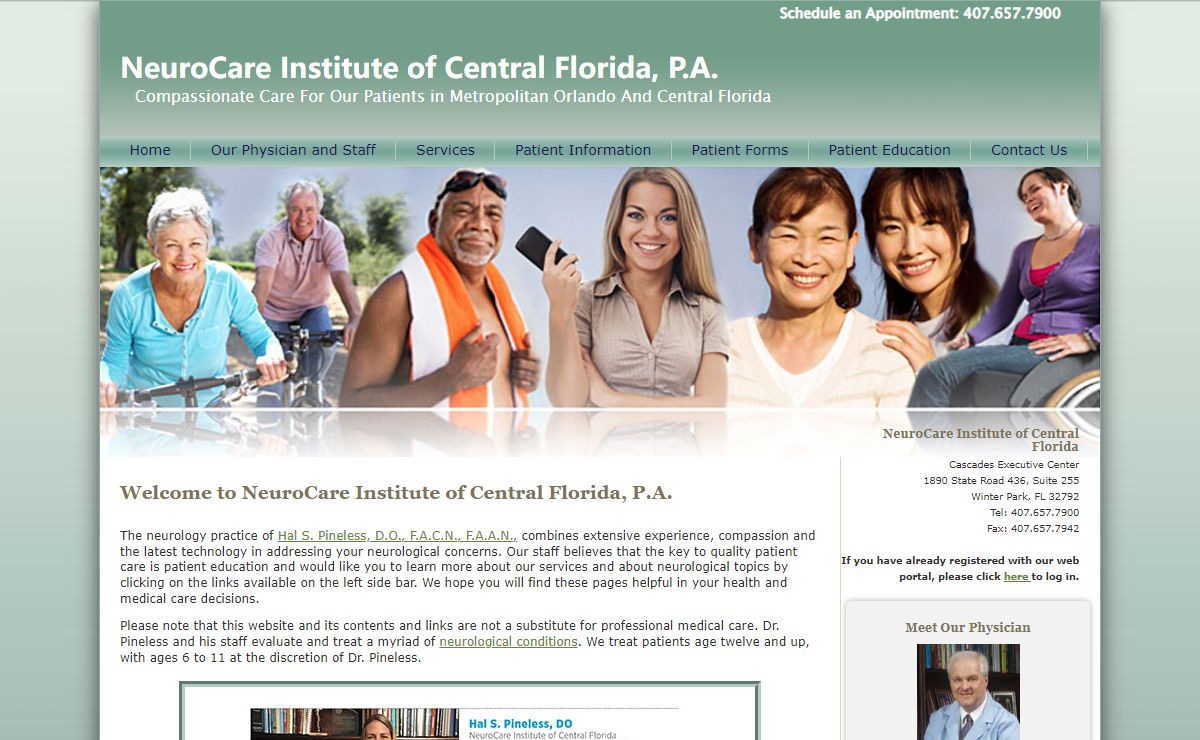 Home - NeuroCare Institute of Central Florida