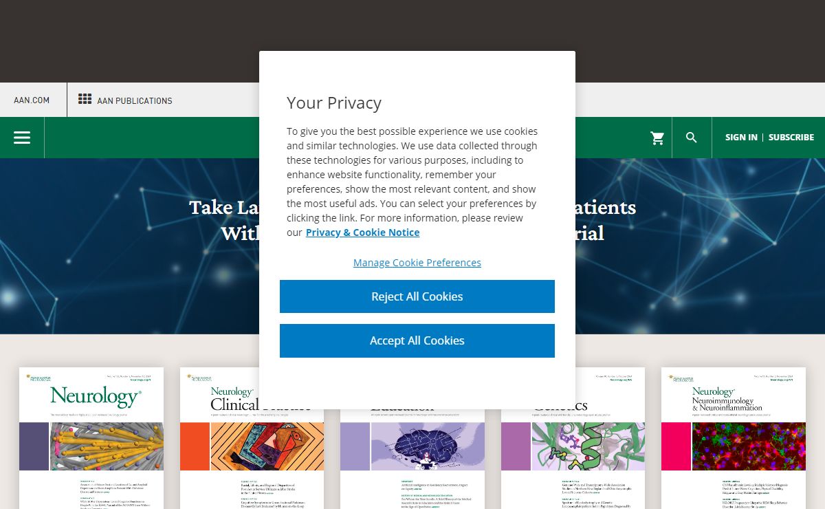 Neurology® Journals Home