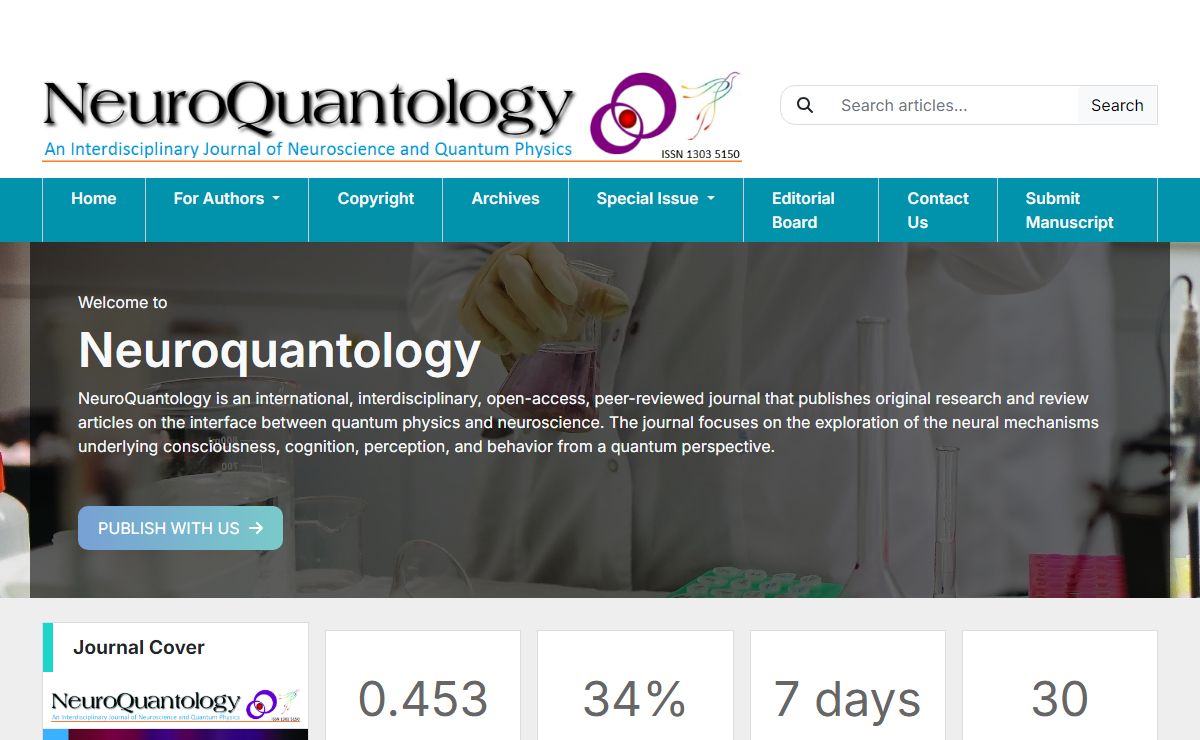 Home | Neuroquantology