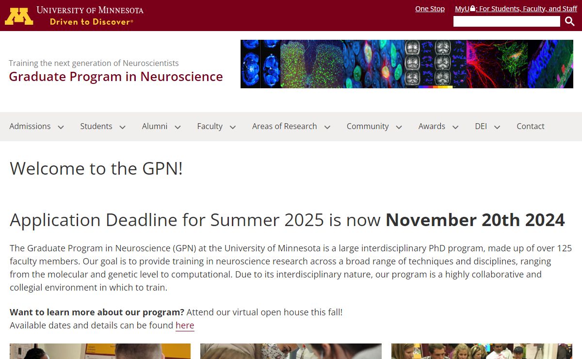 Welcome to the GPN! | Graduate Program in Neuroscience