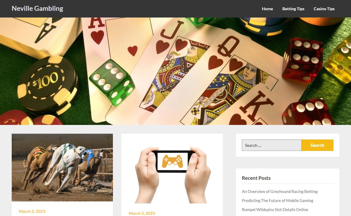 Neville Gambling - All The Insight You'll Ever Need for Better Casino Gaming & Betting Online