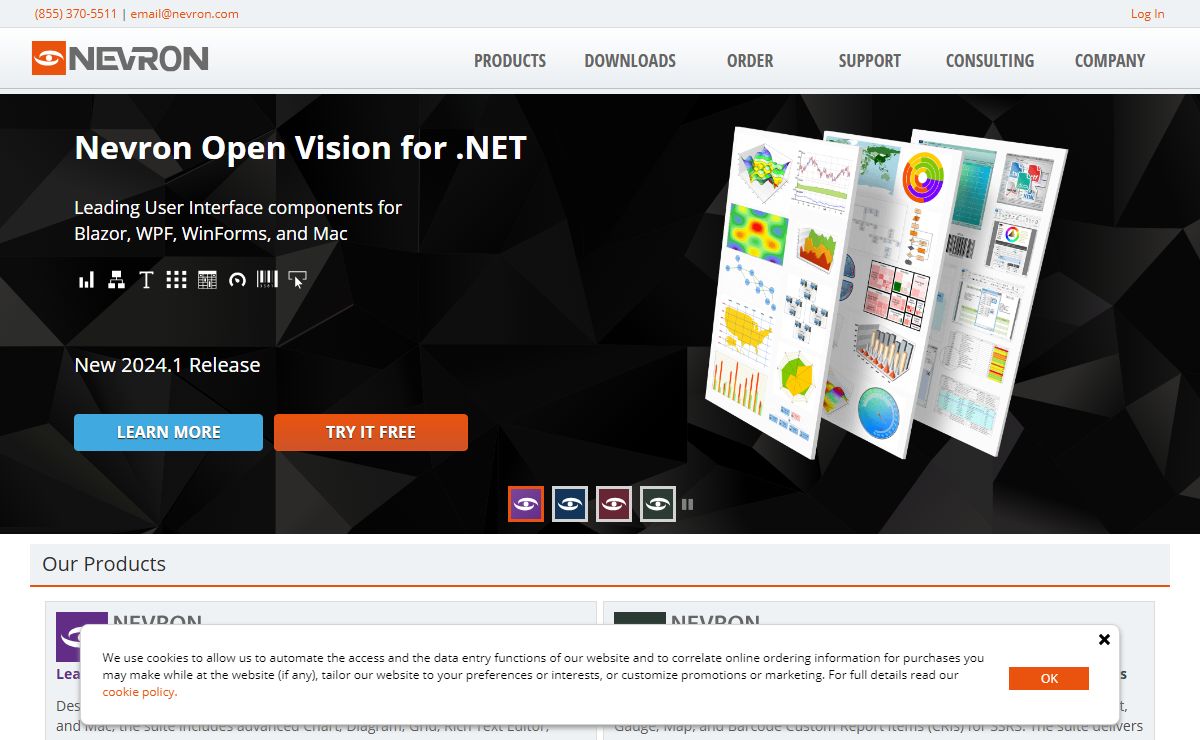 .NET UI Controls for Windows, Mac, and Mobile Application Development, Business Intelligence & Reporting Controls | Nevron