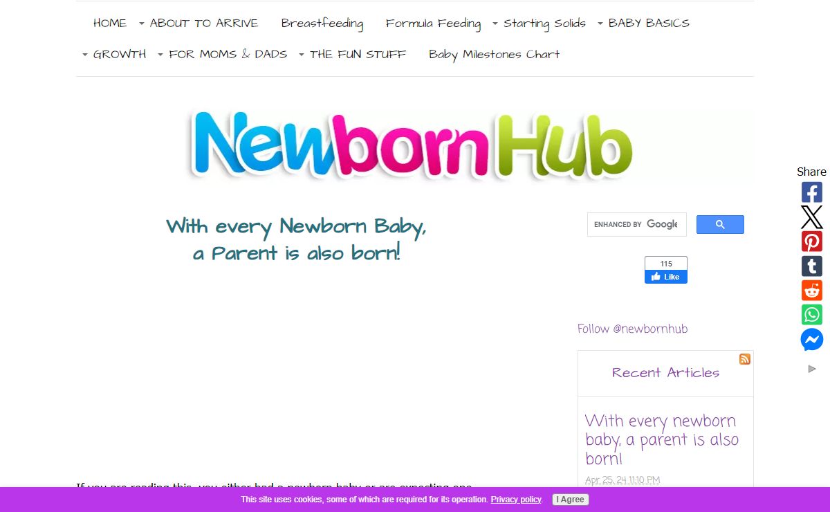 With every newborn baby, a parent is also born!