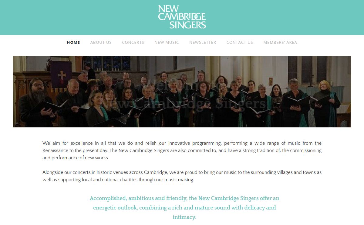 The New Cambridge Singers - Home