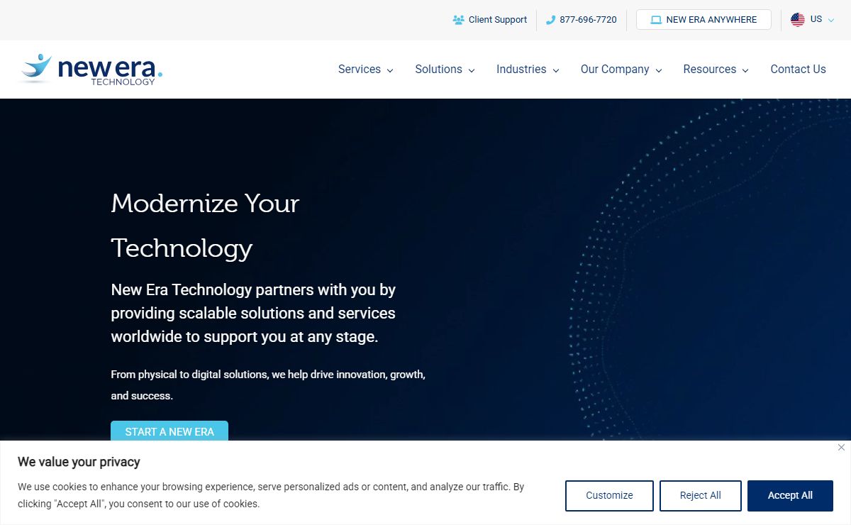 Technology Solution Provider | New Era Technology | US - Global