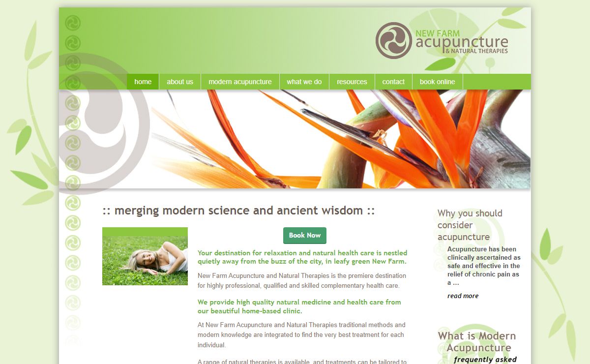 New Farm Acupuncture - merging modern science and ancient wisdom