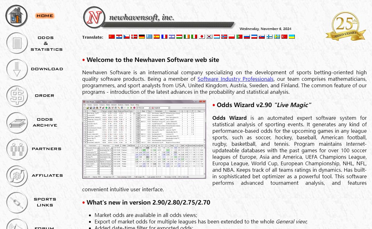 Odds Wizard from Newhaven Software