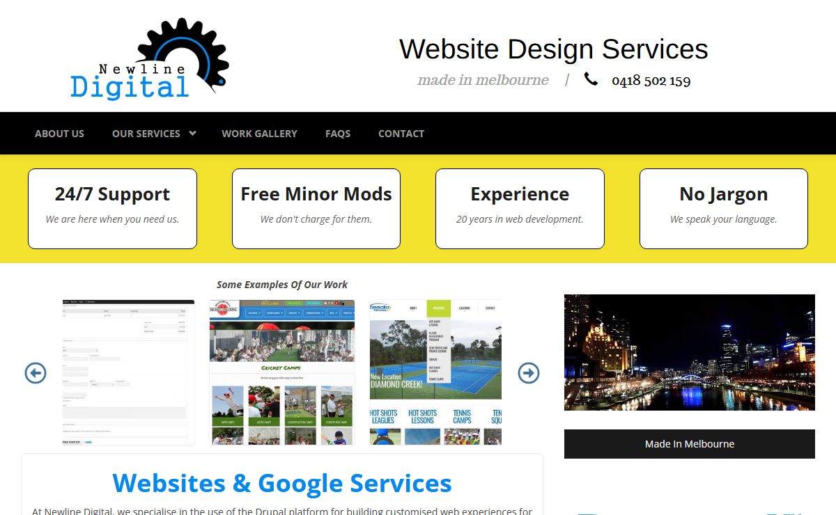 Web Design Agency Melbourne Northern Suburbs | Newline Digital