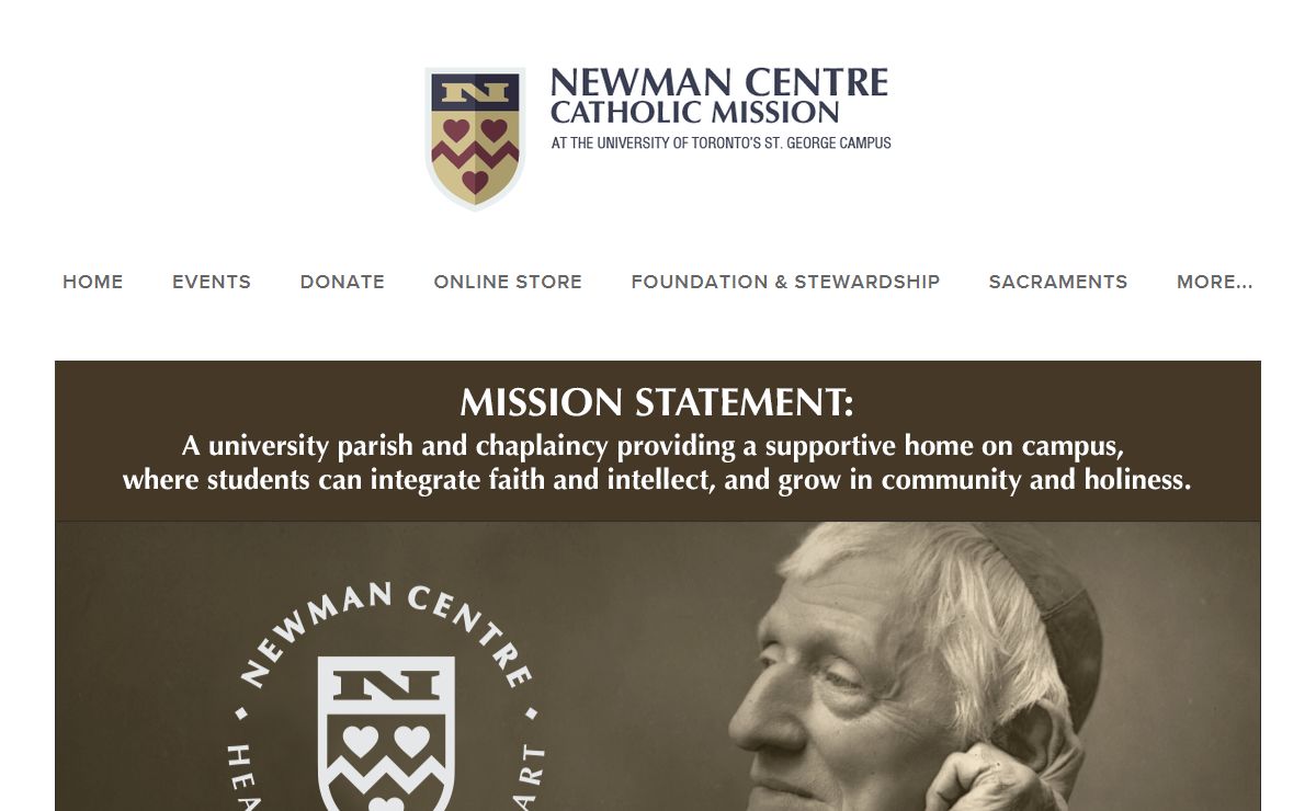 NEWMAN CENTRE CATHOLIC MISSION - HOME