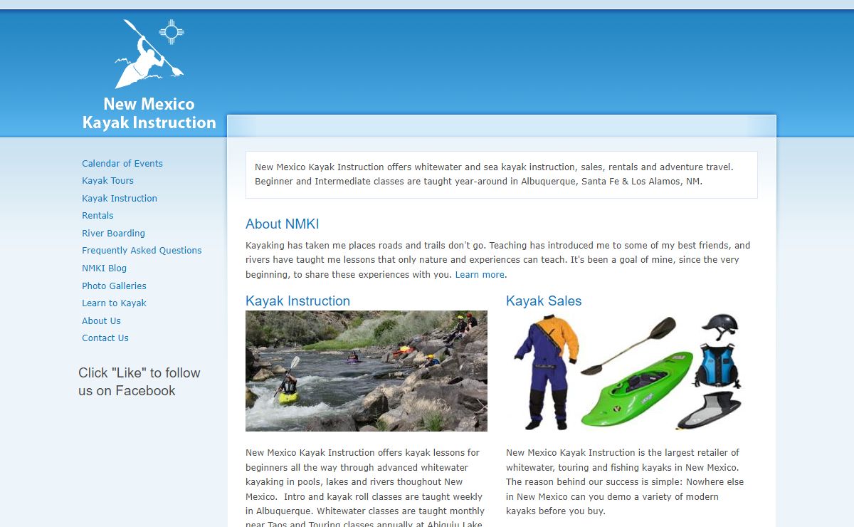Home | New Mexico Kayak Instruction