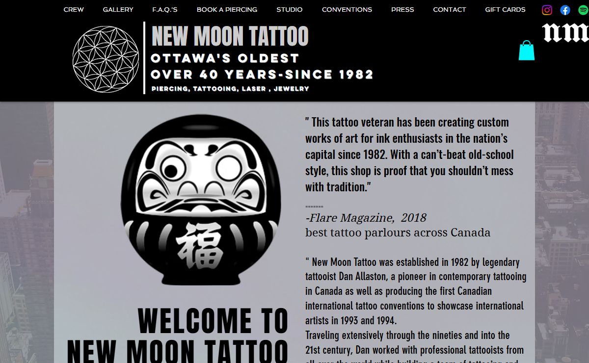 WELCOME | new moon tattoo│OTTAWA CANADA
