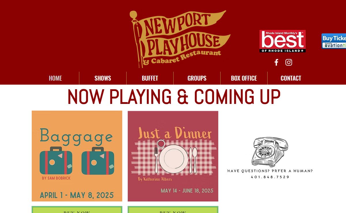 Newport Playhouse & Cabaret Restaurant – RI Dinner Theatre