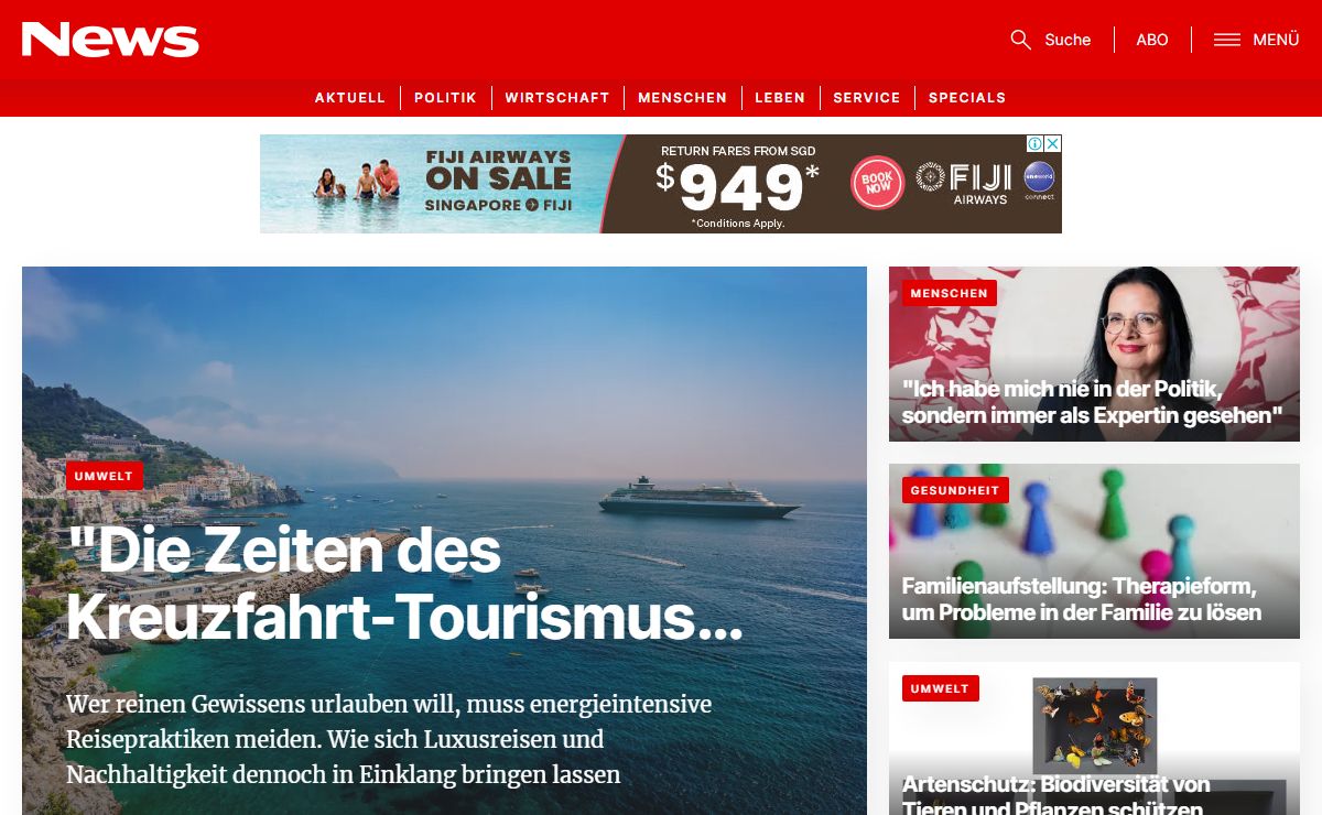 NEWS.AT • Aktuelle Nachrichten, Schlagzeilen & Hintergründe