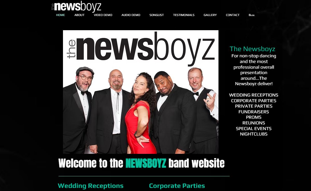 Live Dance Music For Events | Newsboyz.com | Texas | Austin | Cover
