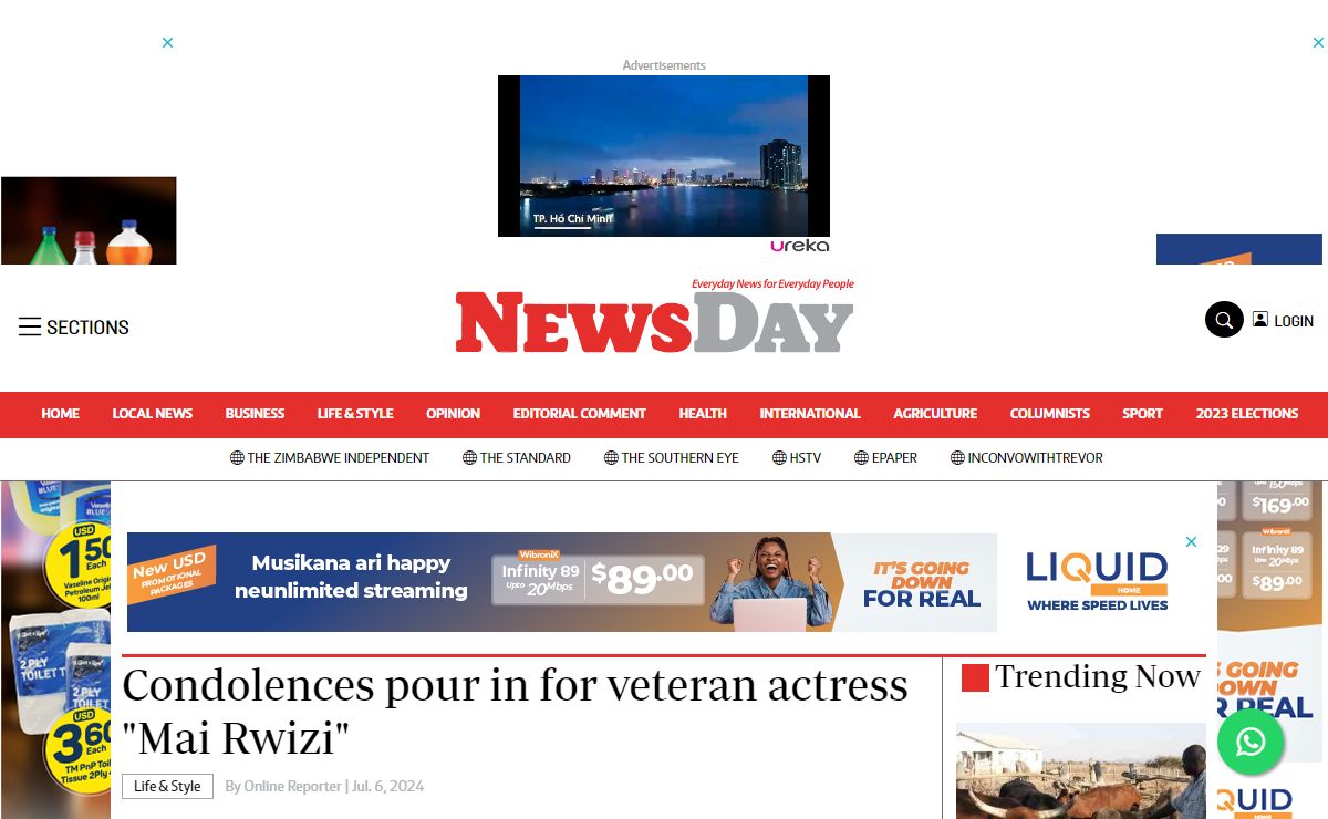 Newsday Zimbabwe - EveryDay News For EveryDay People