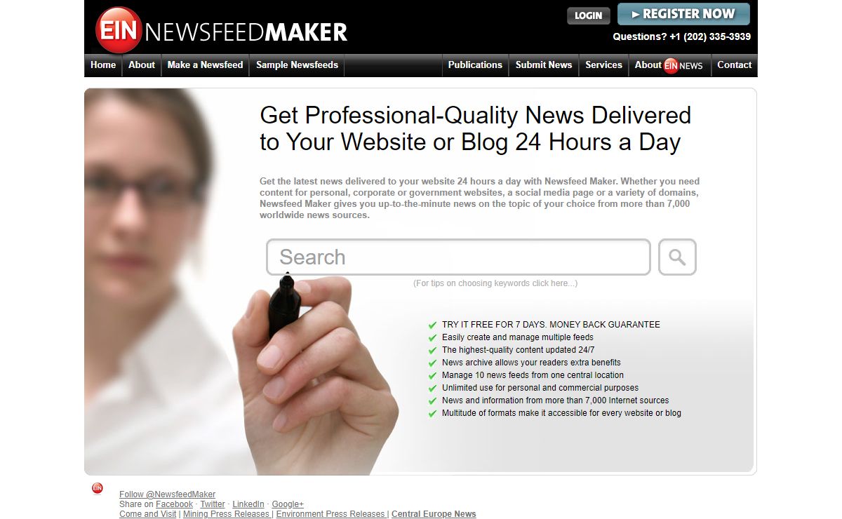 News feeds for websites |Add news feed to website| NewsFeedMaker