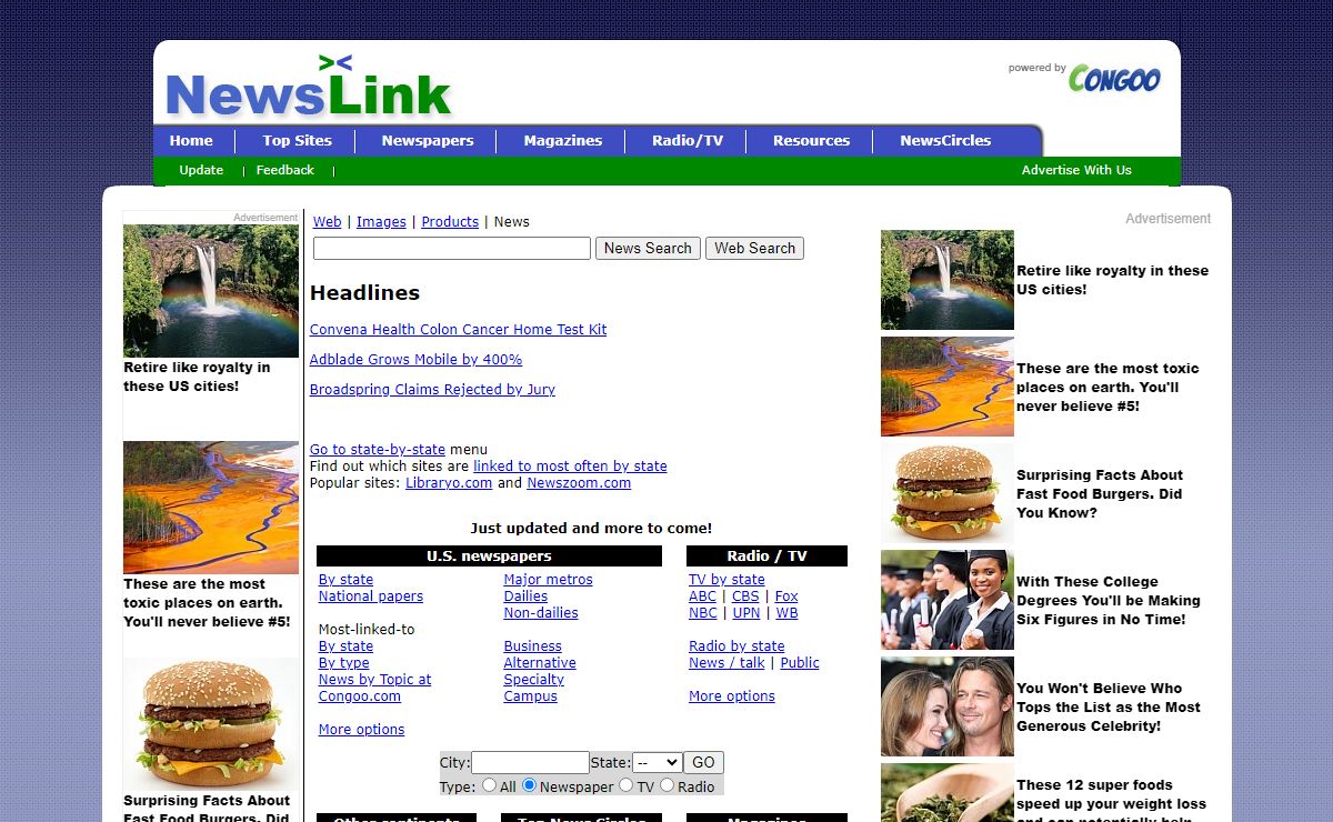 Newspapers of the World - Newslink