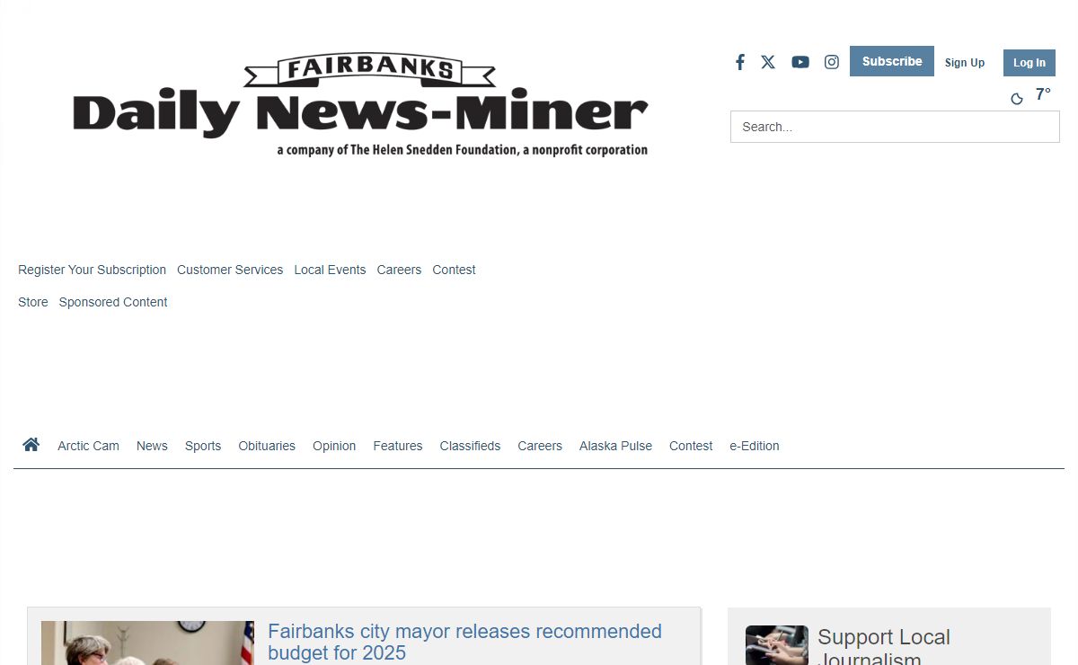 Fairbanks, Alaska, news, sports and weather | The voice of Interior Alaska