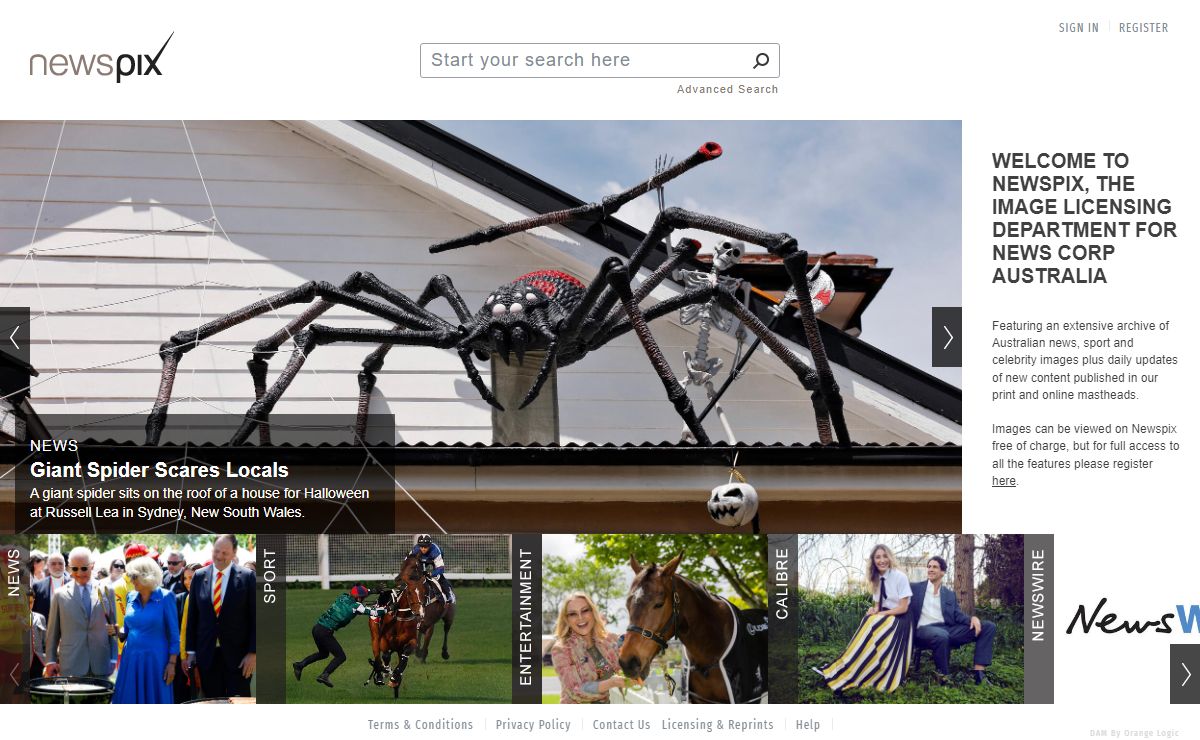 Newspix Home Page
