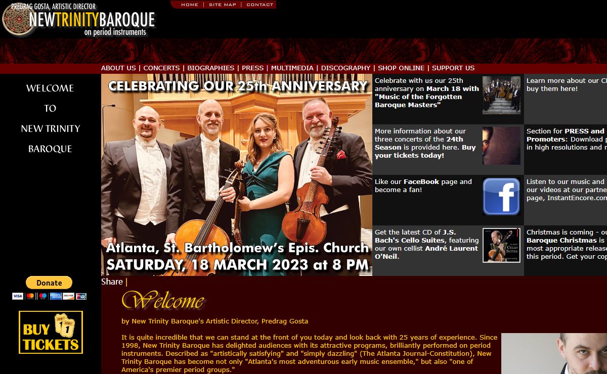 New Trinity Baroque, dir. Predrag Gosta