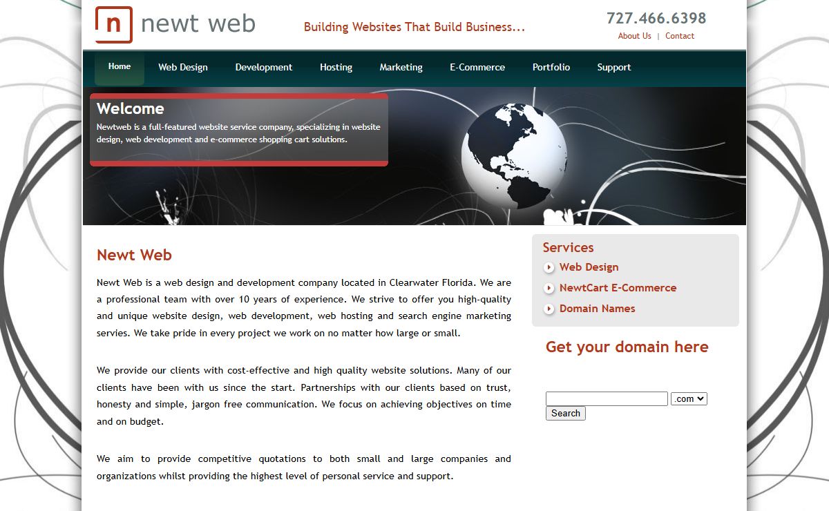 Newt Web - Web Design Clearwater Florida