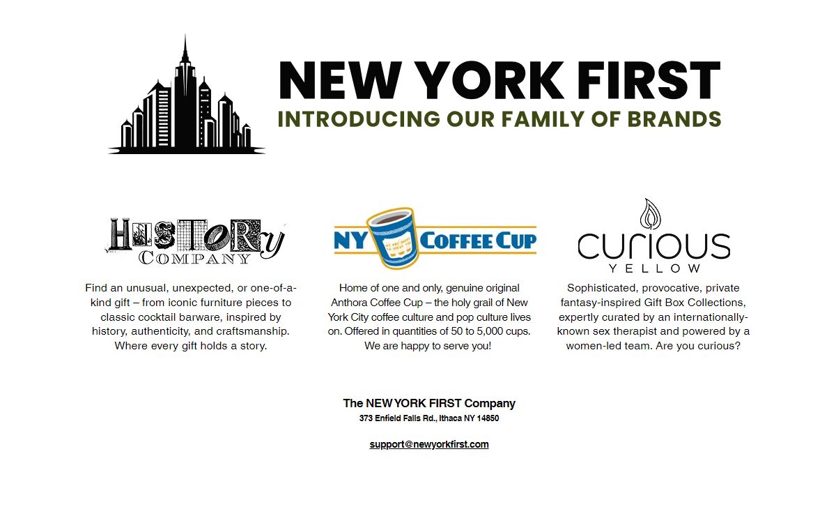 The NEW YORK FIRST Company | Trusted Brand Collection