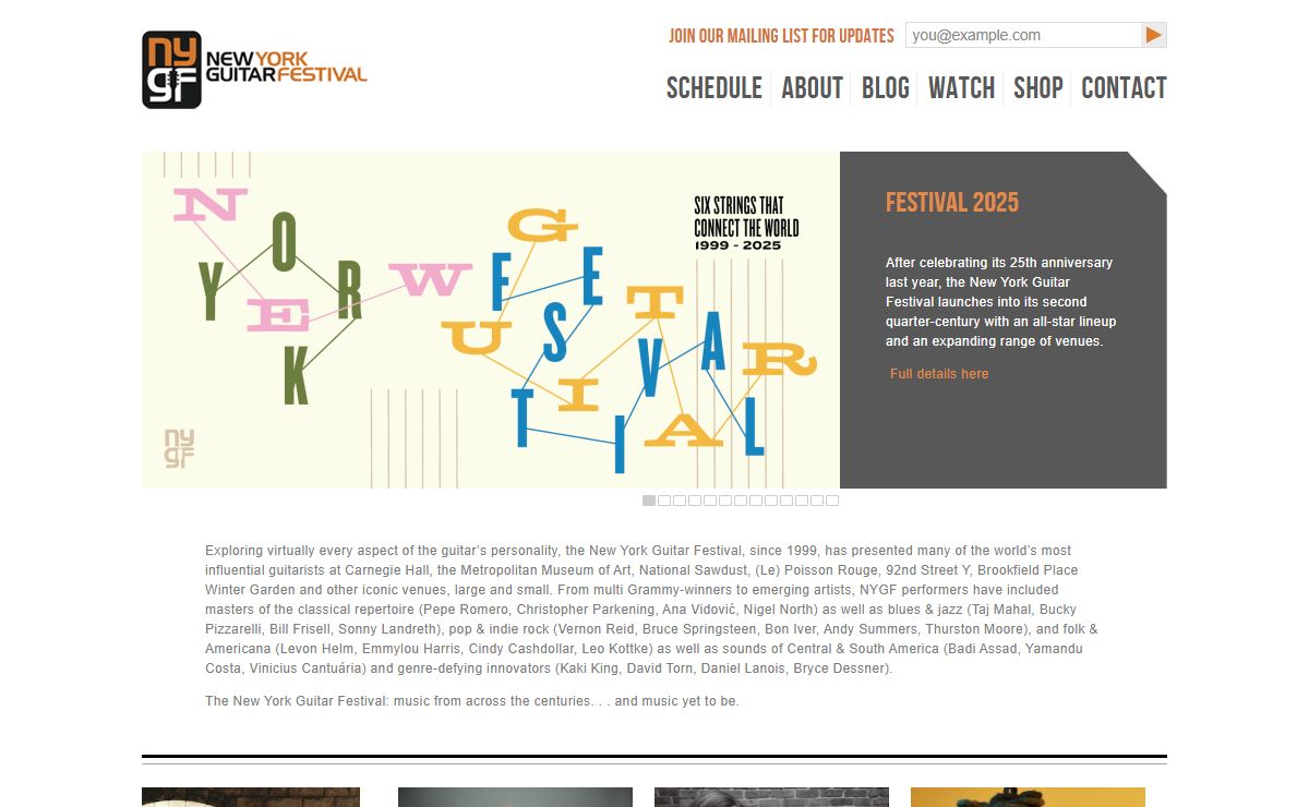 Home | New York Guitar Festival