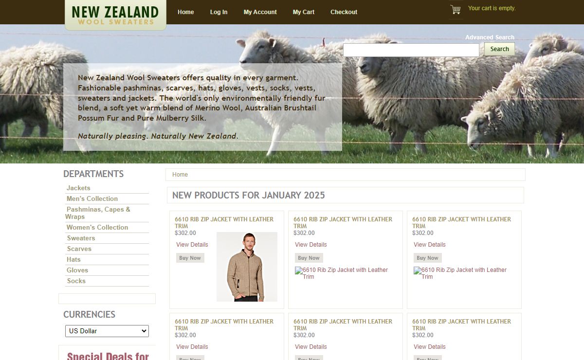 New Zealand Wool Sweaters great quality in every garment. Hats Pashminas scarves