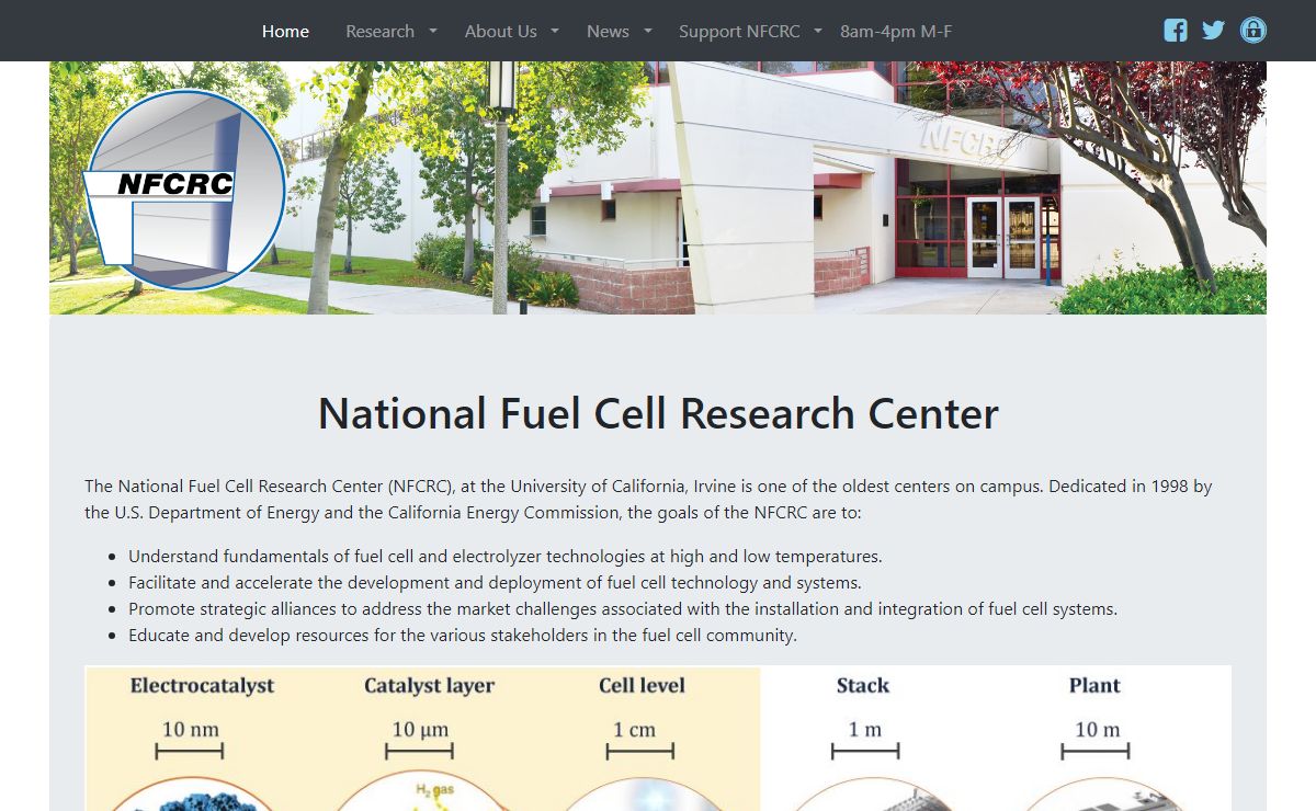 National Fuel Cell Research Center (NFCRC), UC Irvine