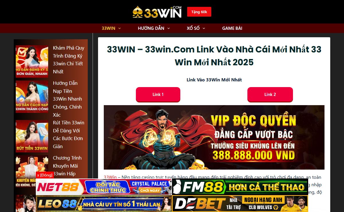 33WIN - 33win.com link vào nhà cái mới nhất 33 win mới nhất 2025