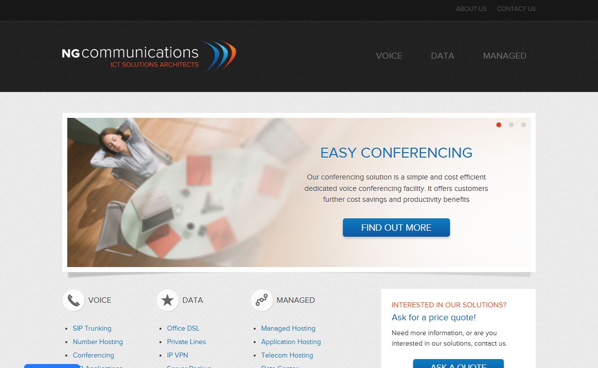 Managed Hosting - Professional ICT Services | NG Communications