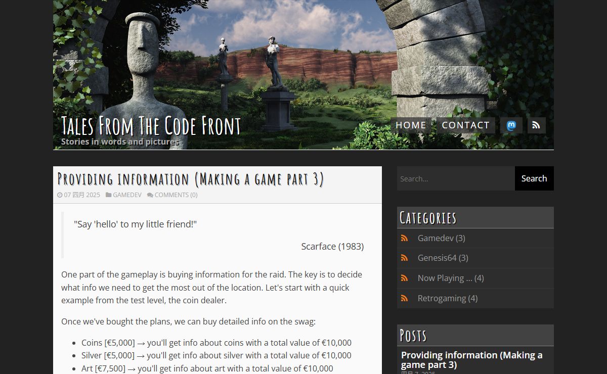 Tales From The Code Front | Stories in words and pictures