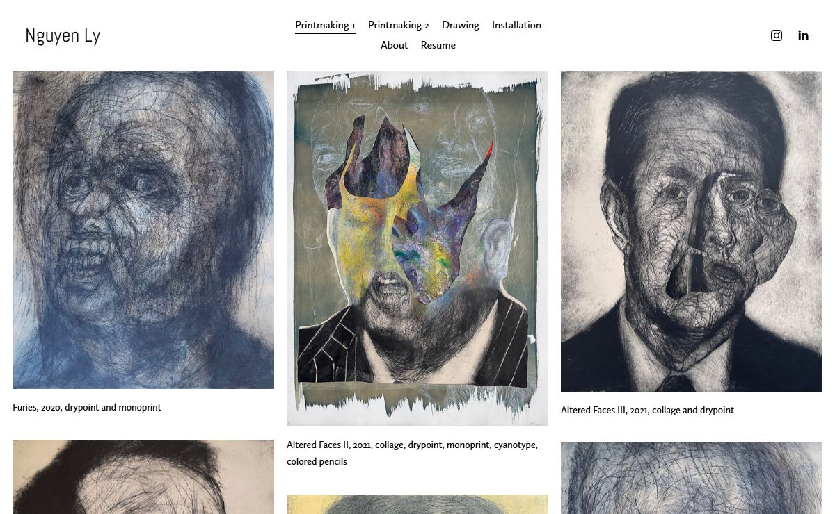 Nguyen Ly - Fine Art, Printmaking, Drawing, Installation