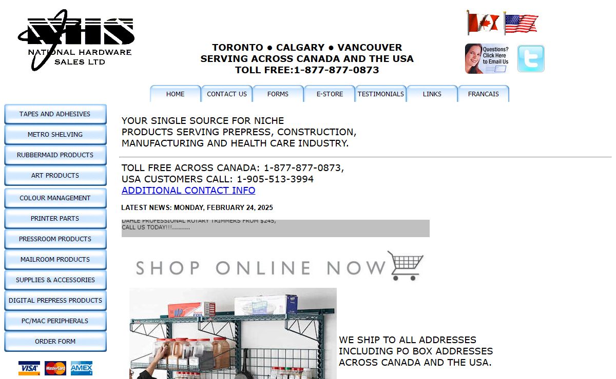 NHSMEDIA.COM | Serving customers for the past 20 years in Canada