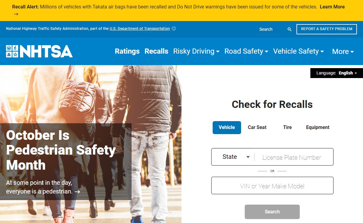 NHTSA | National Highway Traffic Safety Administration