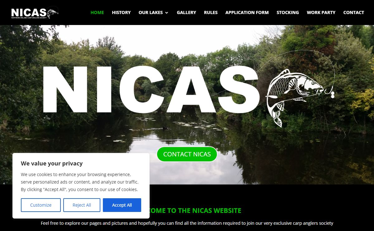NICAS - Northern Ireland Carp Anglers Society | Northern Irelands Exclusive Carp Anglers Society.
