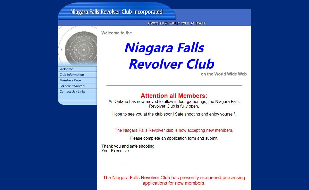 Niagara Falls Revolver Club Incorporated
