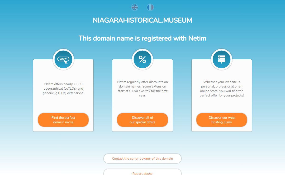 This domain name is registered with Netim
