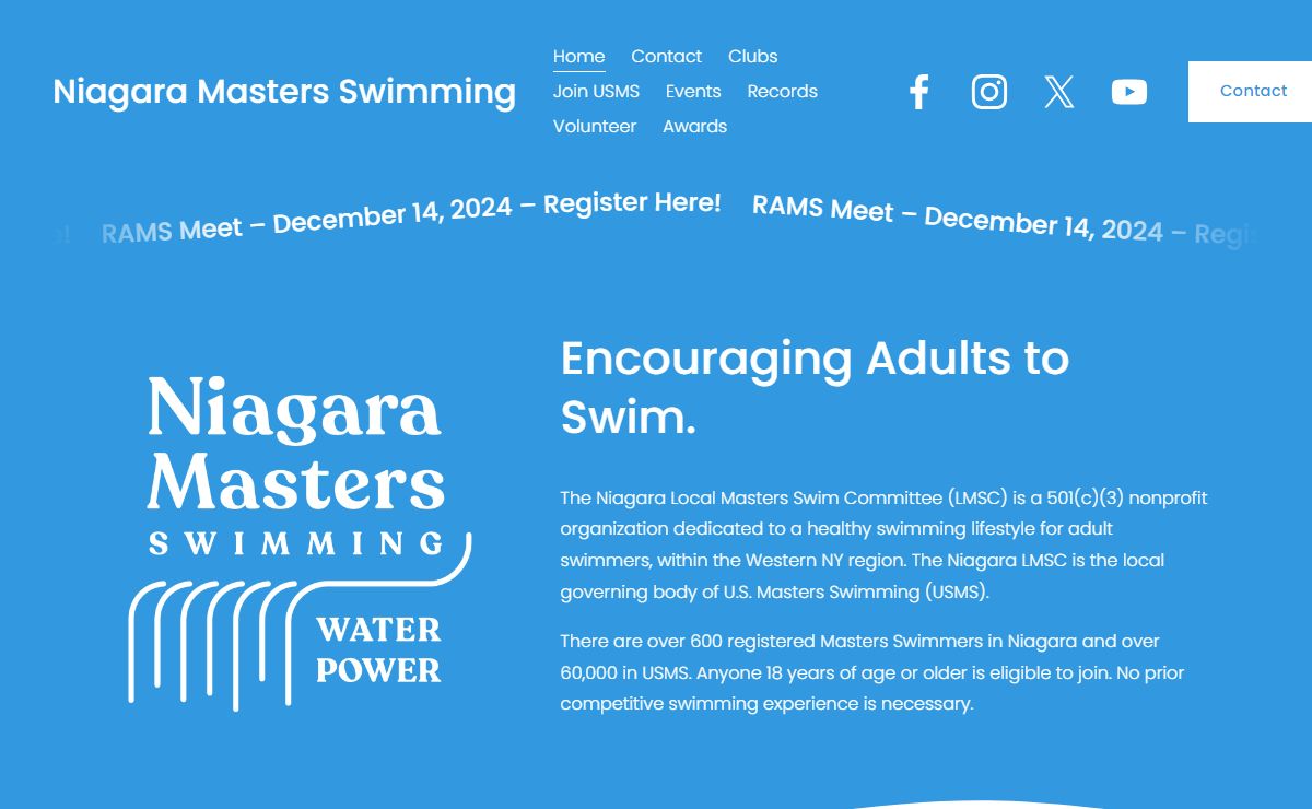 Niagara Masters Swimming