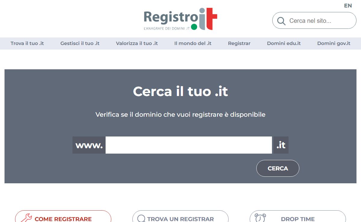 | Registro .it