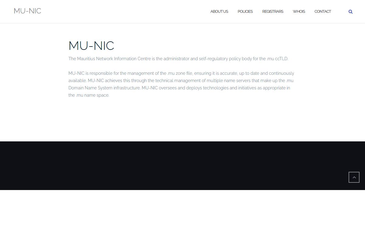 MU-NIC – Mauritius Network Information Centre