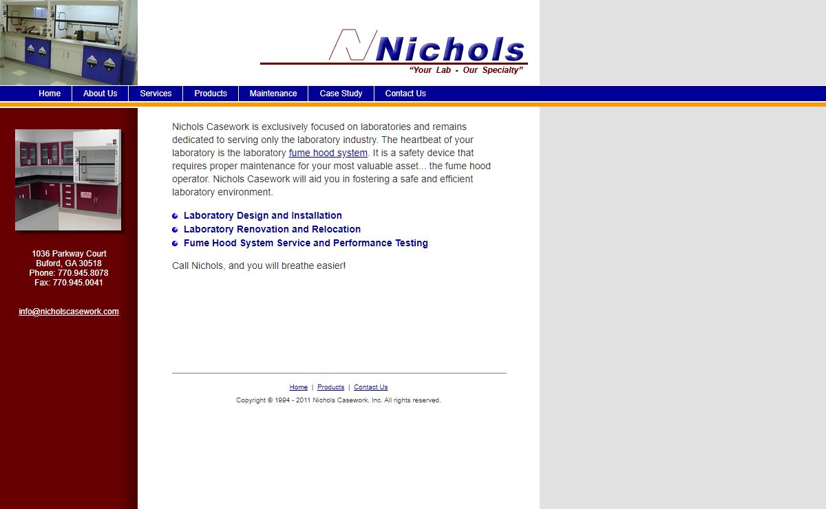 Laboratory and Fume Hood Installation and Maintenance - Nichols Casework