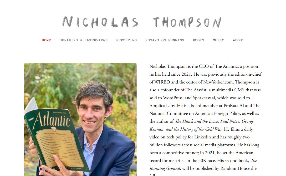 Home - Nicholas Thompson