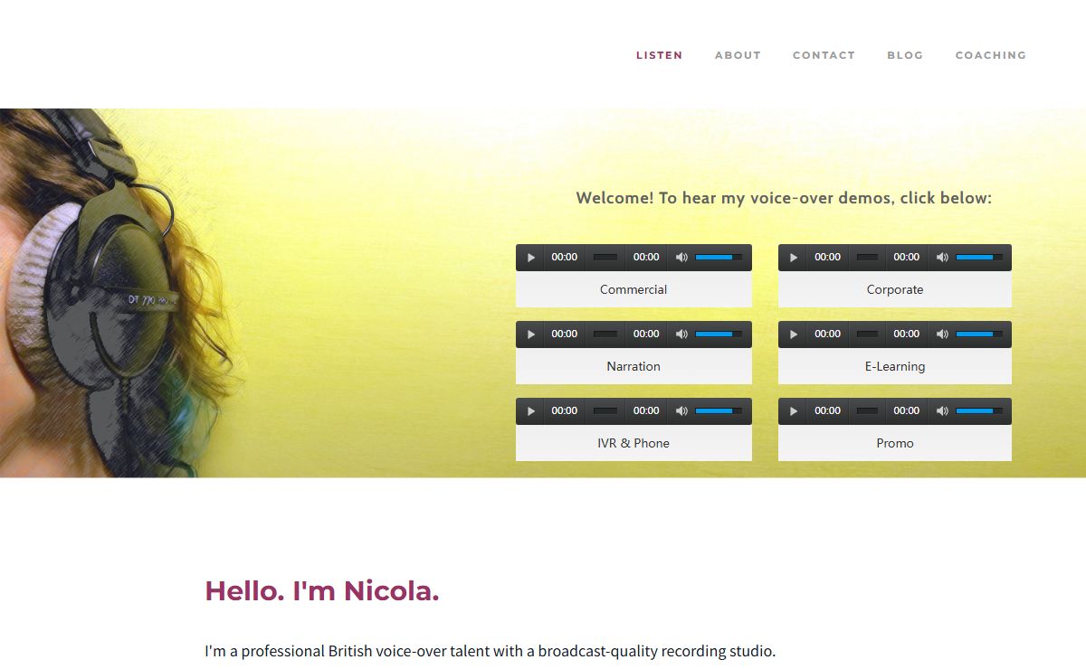 Nicola Barber | British Voiceover