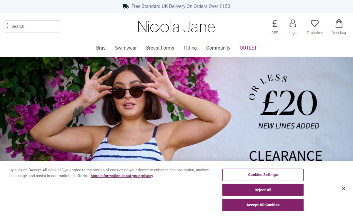 Mastectomy Bra and Post Surgery Bra Specialists - Nicola Jane